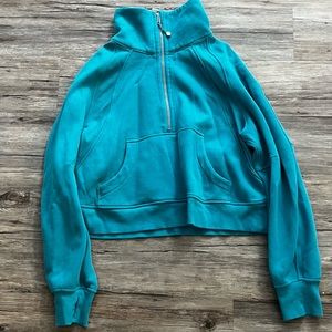 Lululemon Oceanic Half-Zip Funnel Neck Scuba